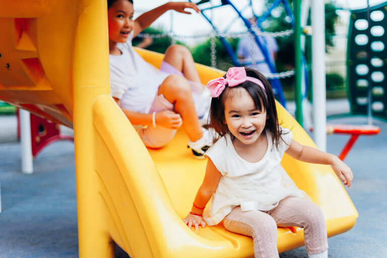 playing on playgrounds