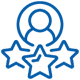 icon of a three-star rating